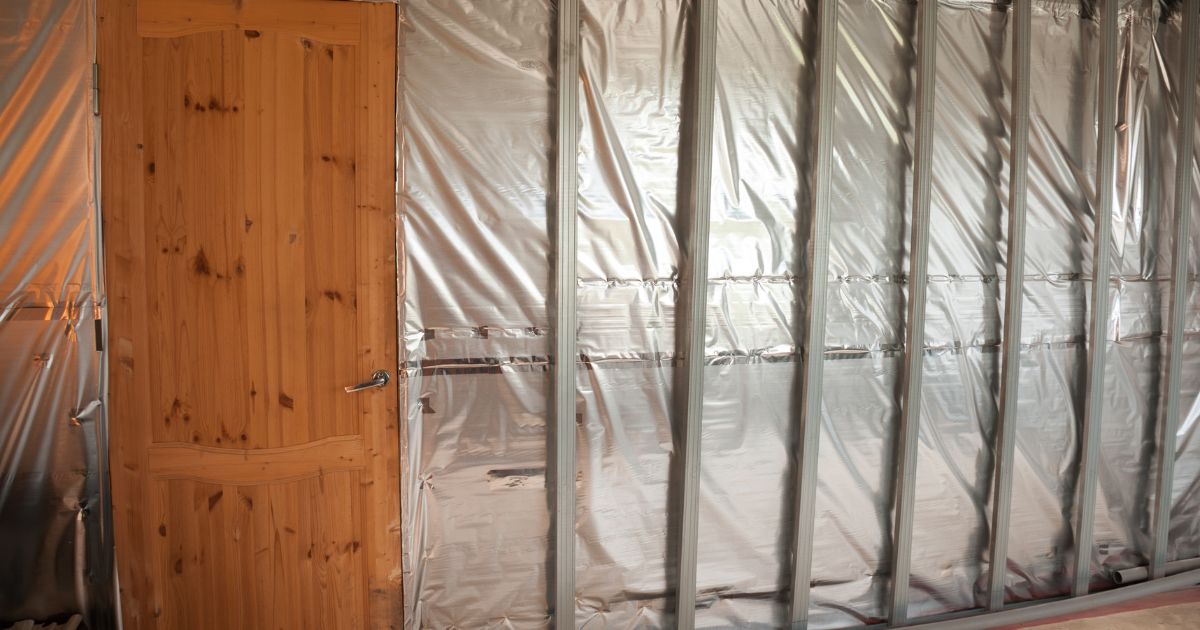vapor barrier well installed